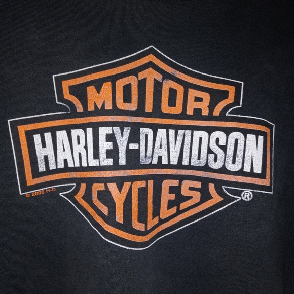 Harley Davidson Motorcycle t-shirt 2006 "Eagles Nest" Lathrop Ca. Mens shirt xl - Picture 3 of 8